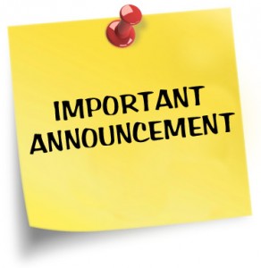 announcement